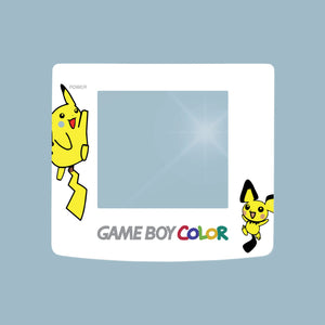 Glass Game Boy Color Pokemon (Pikachu & Pichu) Screen Lens
