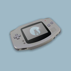 Silver Game Boy Advance Shell