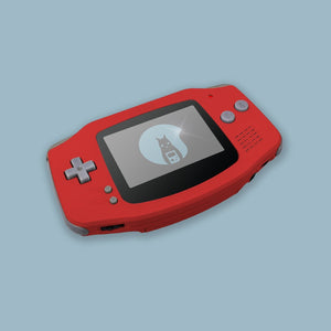 Red Game Boy Advance Shell