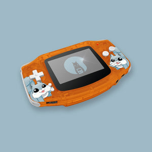 Transparent Orange Game Boy Advance Shell