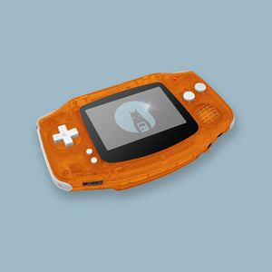 Transparent Orange Game Boy Advance Shell