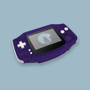 Transparent Purple Game Boy Advance Shell