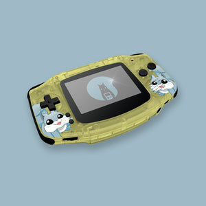 Transparent Gold Yellow Game Boy Advance Shell