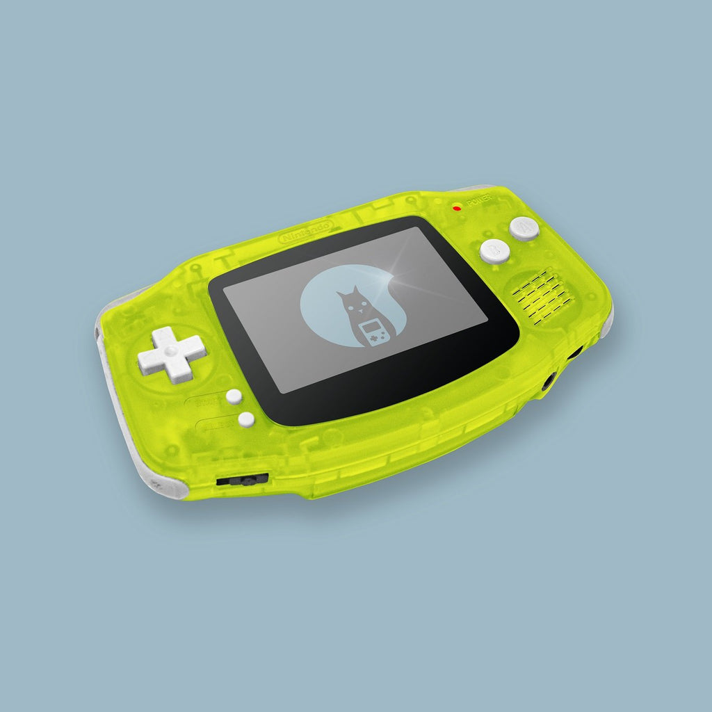 Transparent Yellow Game Boy Advance Shell