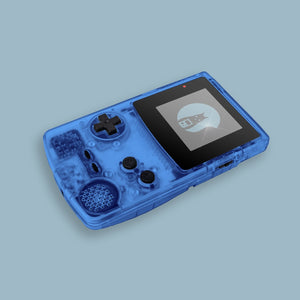 Transparent Blue Game Boy Color Shell