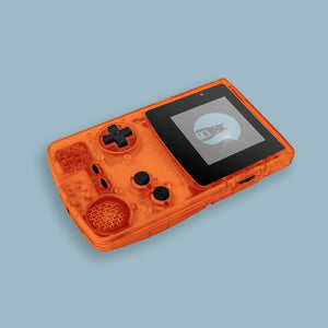 Transparent Orange Game Boy Color Shell