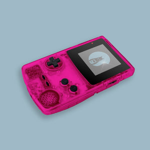 Transparent Pink Game Boy Color Shell