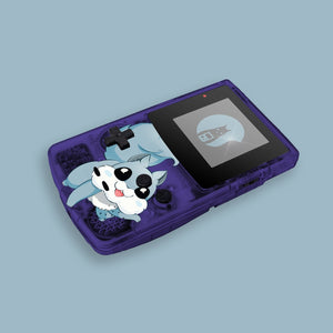 Transparent Purple Game Boy Color Shell