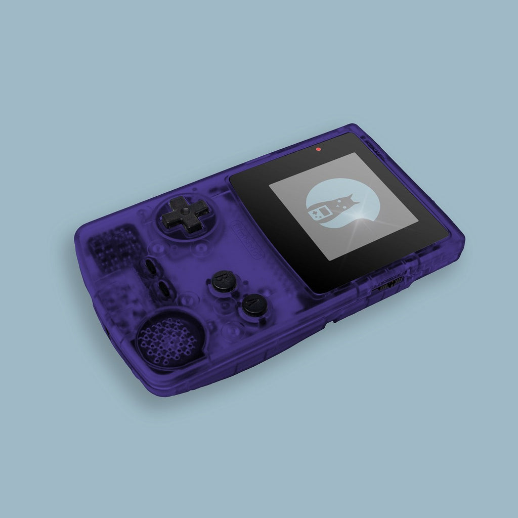 Transparent Purple Game Boy Color Shell
