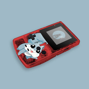 Transparent Red Game Boy Color Shell