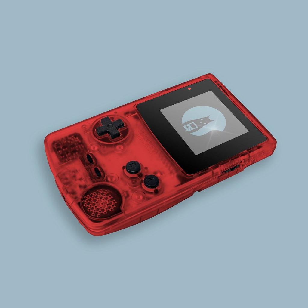 Transparent Red Game Boy Color Shell