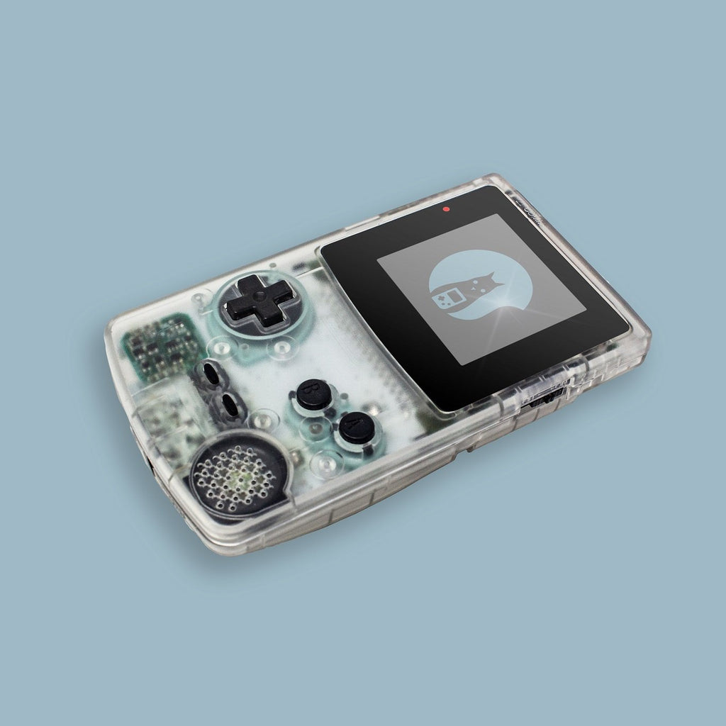 Transparent White Game Boy Color Shell